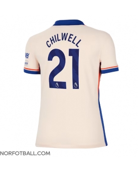 Billige Fotballdrakt Chelsea Ben Chilwell #21 Replika Bortedrakt Dame 2024-25 Kortermet